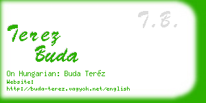terez buda business card
